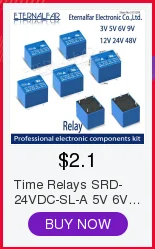 Реле времени SRD-05VDC-SL-A 5V 6V 9V 12V 24V 48V DC 10A 125V 250V AC SPDT NO Typc A 4PIN SPDT B-M Typc C 5PIN PCB T73