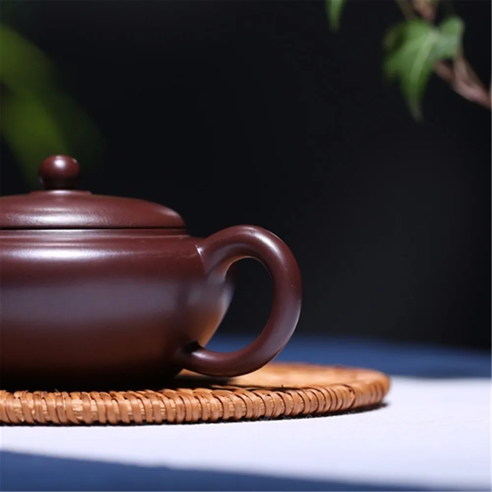 180 мл Исин Zisha чайный горшок ручной работы китайский чайный набор кунг-фу керамические чайные горшки фиолетовая Глина чайник для заваривания воды чайник подарочная коробка