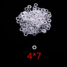 500 шт./лот Парикмахерские ножницы аксессуар Naloy шайбы Размер 4*7 мм Парикмахерские ножницы части Naloy прокладка