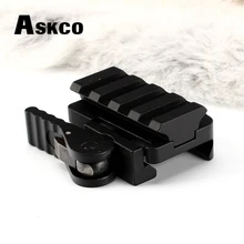 Askco Quick Release AR-15 M16 Red Dot Riser Mount Adapter металлическое компактное Крепление подходит для охотничьего лазерного прицела 20 мм Пикатинни