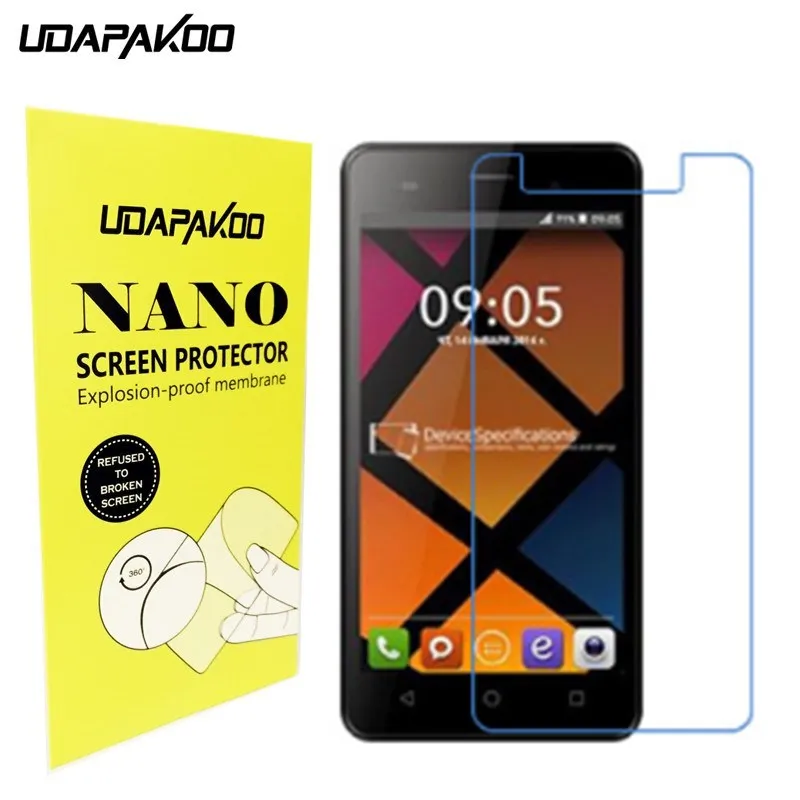 Мягкая стеклянная пленка нано Взрывозащищенная Защитная для BQ mobile BQS 5020 Strike Aquaris M