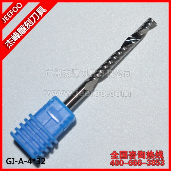 

4*32 Single Flute Sprial Bit /Computer Carving Knife / Engraving Tools A Series