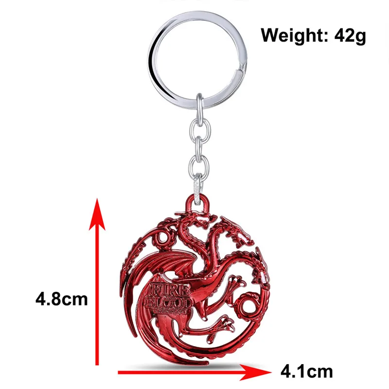 Fire Dragon Keychain  (9)