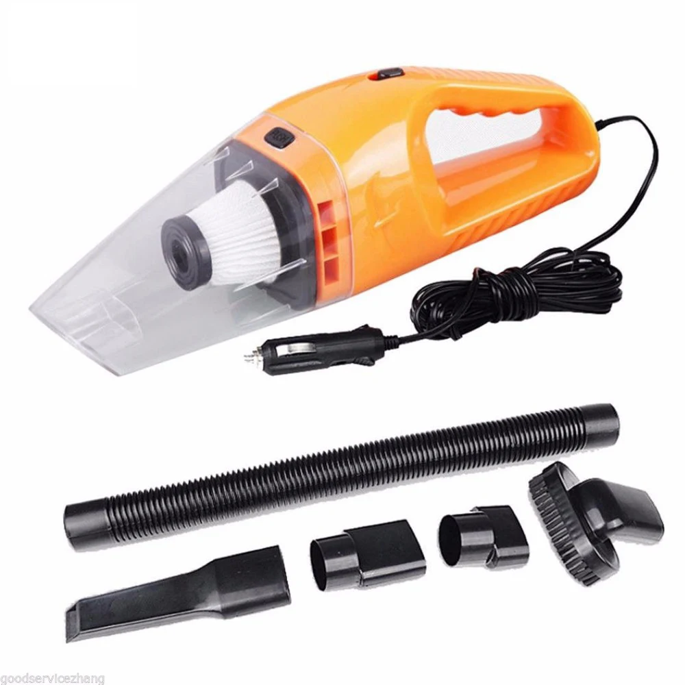 

Car Vacuum Cleaner Wet&Dry Portable Super Auto Dust Hand Vac Pet Hair Crumbs Cyclone 120W 4000PA with 5 Meter Cable 12v