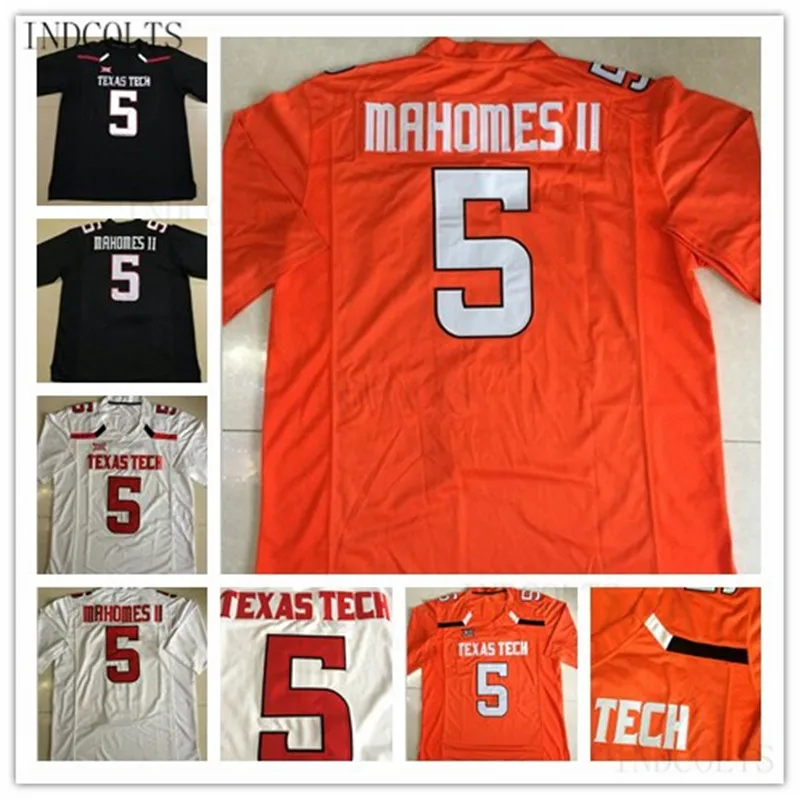 

Mens Texas Tech 5 PATRICK MAHOMES II stitched college Football Jersey free shipping INDCOLTS