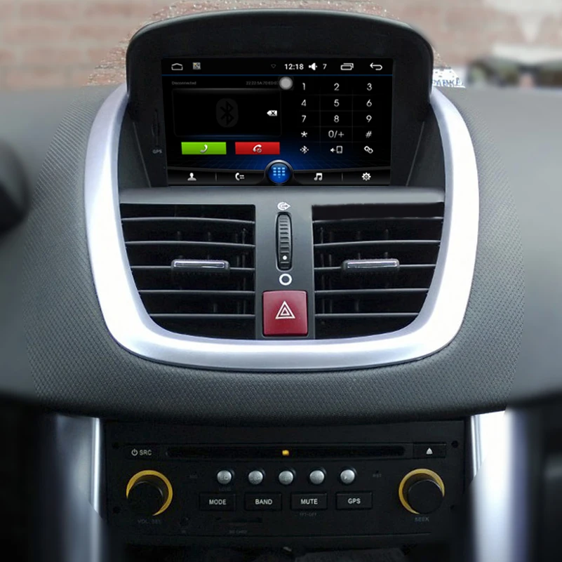 Perfect Android 6.0 Car DVD Player for Peugeot 207 SW CC 2007 2008 2009 2010 2011 2012 2013 2014 car radio stereo gps Navi BT wifi 3/4G 0