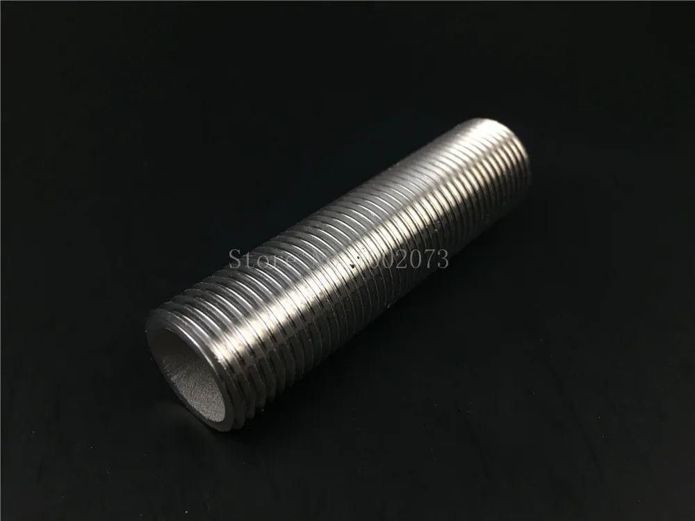 Homebrew Beer Hardware Stainless Steel 304 12NPS Full Thread Nipple 50mm75mm Length Pipe Fitting  (11)