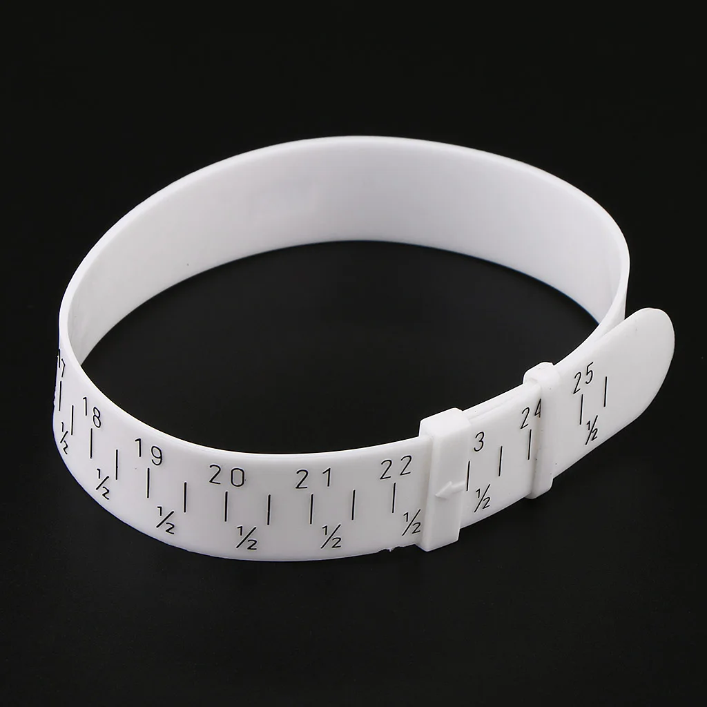 Plastic Bracelet Gauge For Jewelry Sizing Bracelet Bangle Millimeters Sizer Adjustable Sizing Band Jewelry Tools