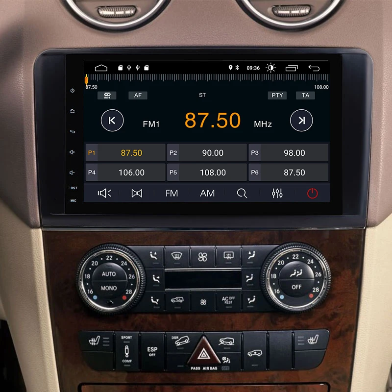 Xonrich 2 din Android 9 0 автомобильный мультимедийный плеер без DVD для Mercedes Benz ML W164 ML300 GL X164