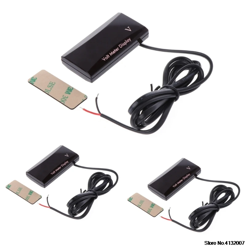 

Digital Display Voltmeter High Quality DC 8-16V LED Voltage Meter Volt For 12V Cars Vehicles 828 Promotion
