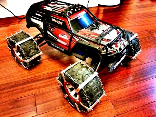 Для Traxxas Summit Snow tire цепи снега цепи протектора льда снега противоскользящие rc части автомобиля