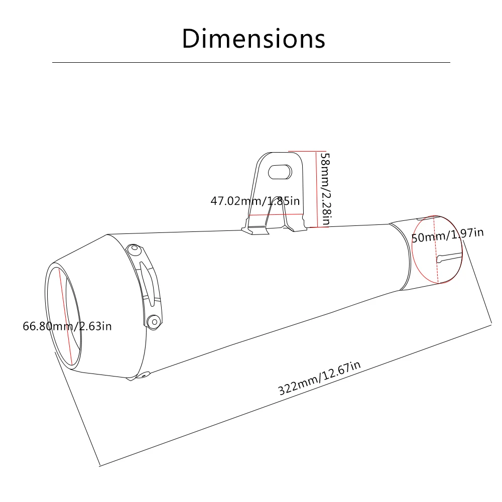 36-51 мм Универсальный мото rcycle гоночный выхлопной модифицированный мото для Kawasaki Suzuki Honda Yamaha Triumph BWM KTM DUCATI