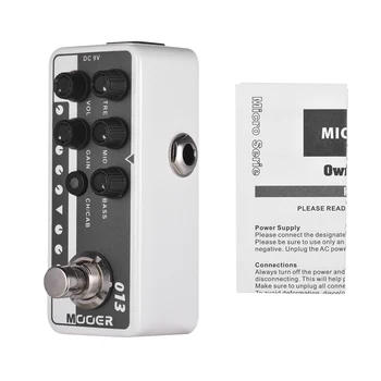 

Mooer MICRO PREAMP Series 013 MATCHBOX Classic American Style Digital Preamp Preamplifier Guitar Effect Pedal Dual Channels