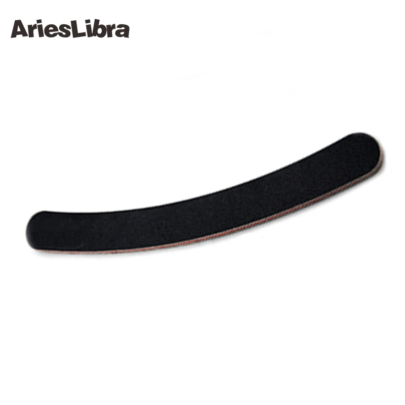 

AriesLibra 1pc Black Best Quality Nail Files Buffer Acrylic UV Gel Curved Mail Manicure Tool Professional Nail Files