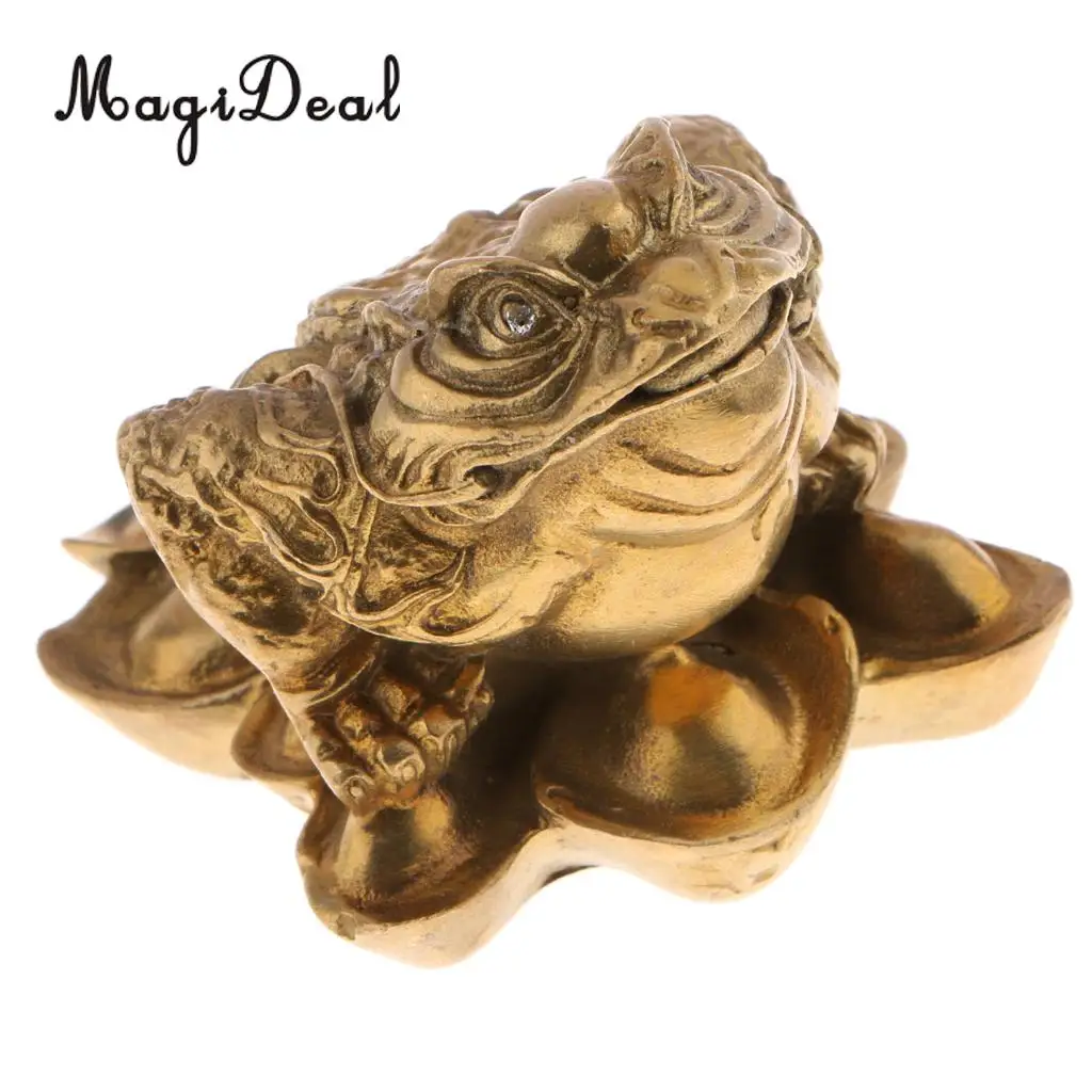 Feng Shui Money Lucky Fortune Wealth Chinese For Frog Toad Coin Home Shop Office Table Decoration