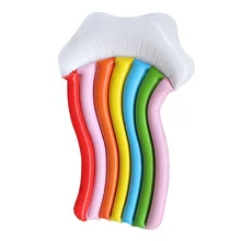 Надувной матрас для бассейна Радуга облако поплавок воздушные матрасы летняя игрушка для воды