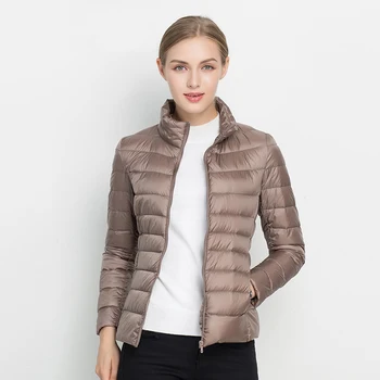 Women Winter Coat 2020 New Ultra Light White Duck Down Jacket Slim Women Winter Puffer Jacket