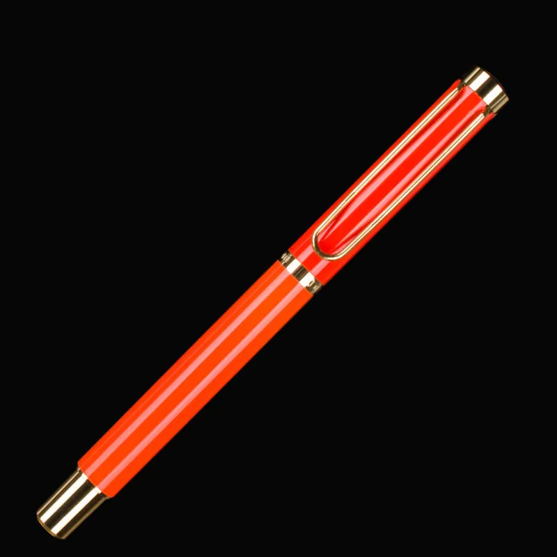 Роскошная 0,5 тонкая чернильная ручка/металл/бренд/подарок/каллиграфия авторучка ручки - Цвет: E