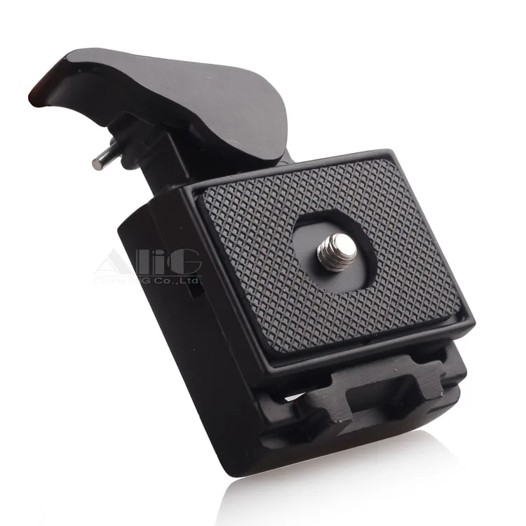 

D3100 D5100 600D 650D dslr camera tripod head clamps & quick release plate with 1/4 & 3/8 screw mount monopod head accessories