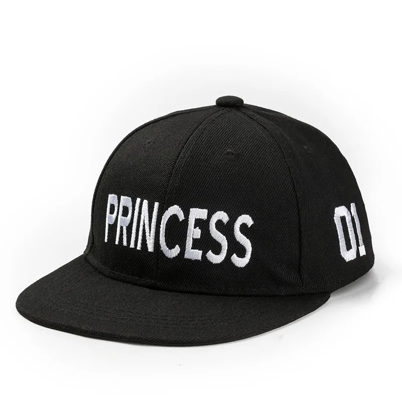 Лидер продаж, бейсболка с вышивкой принца принцессы, акриловая детская бейсбольная кепка для мальчиков и девочек, подарки для детей, хип-хоп кепка s - Цвет: Princess