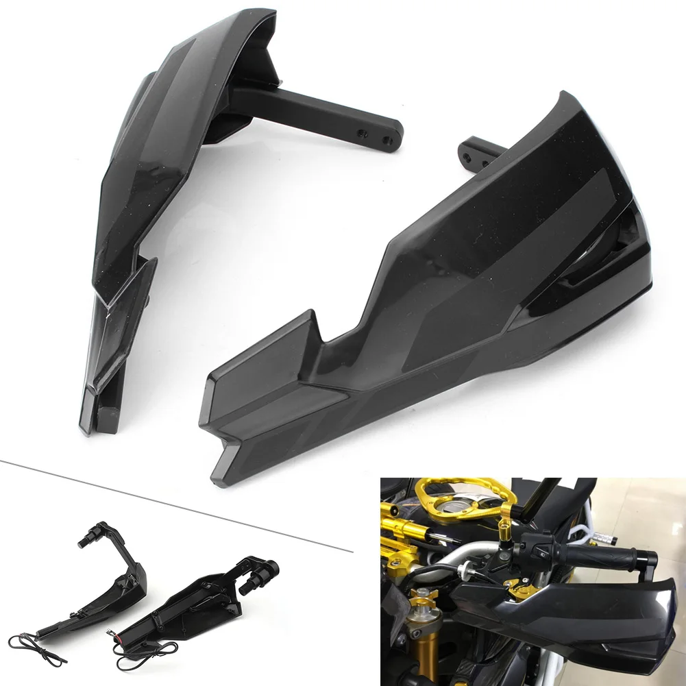 Artudatech Handlebar Hand Guard Wind Protector w//Turn Indicator Light For Yamaha MT 07 09