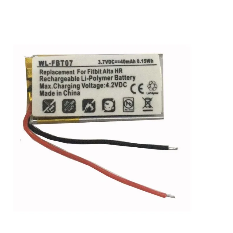 3.7V 40mAh Battery for Fitbit Alta HR 