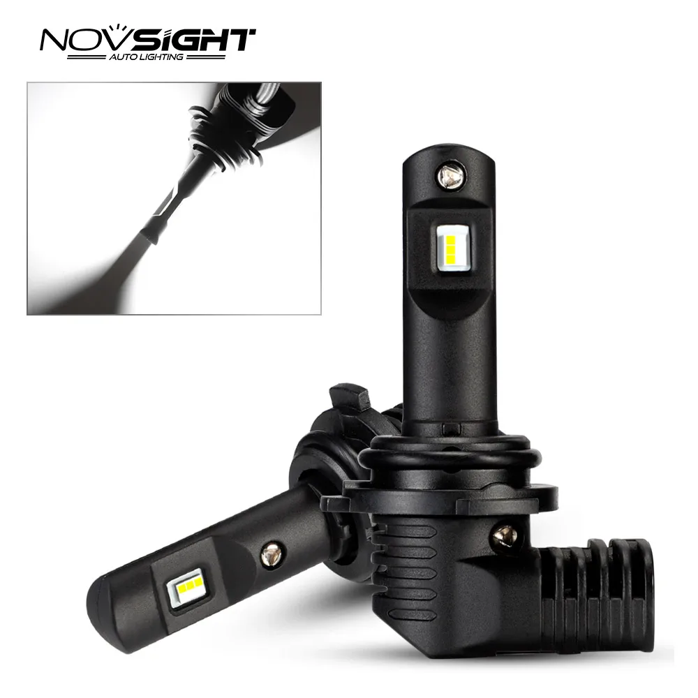 

NOVSIGHT NEW 1:1 DESIGN led car headlight 9006 led lamp H4 H7 H11 9005 9006 Car Headlight 50W 10000LM 6500K Auto Light Bulbs