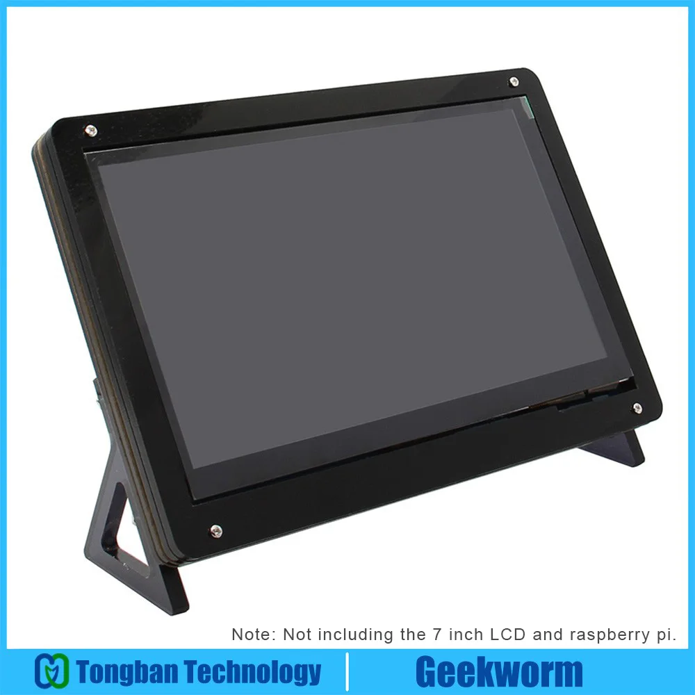 

Raspberry Pi Acrylic Case / Holder for Raspberry Pi 3 model B board & 7inch Screen | Case for Pi 3 7 inch Touch Screen / Display