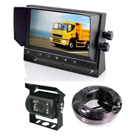 

7 Inch Sunvisor Car monitor HD 800*(RGB)*480dots HD rear view camera IR LED 20 M aviation cable heavy duty safe parking