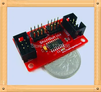 

Free Shipping!!! Eight digital output modules / 74HC595 / electronic building blocks
