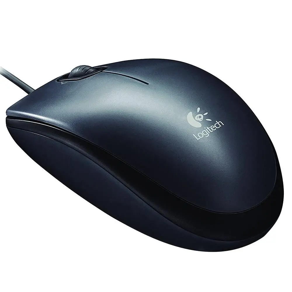 Logitech M90 1000 точек/дюйм Проводная USB оптическая мышь Эргономичный дизайн ноутбук ПК