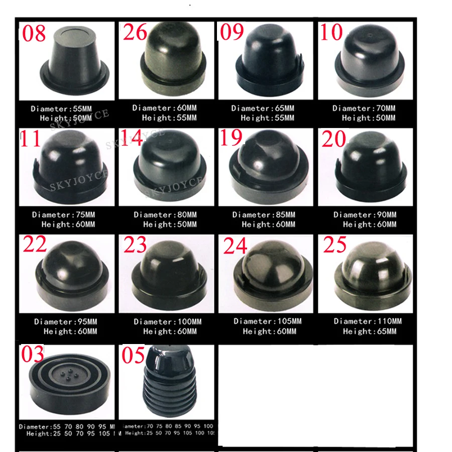 HID LED Headlight Car Dust Cover Rubber Waterproof Dustproof Sealing