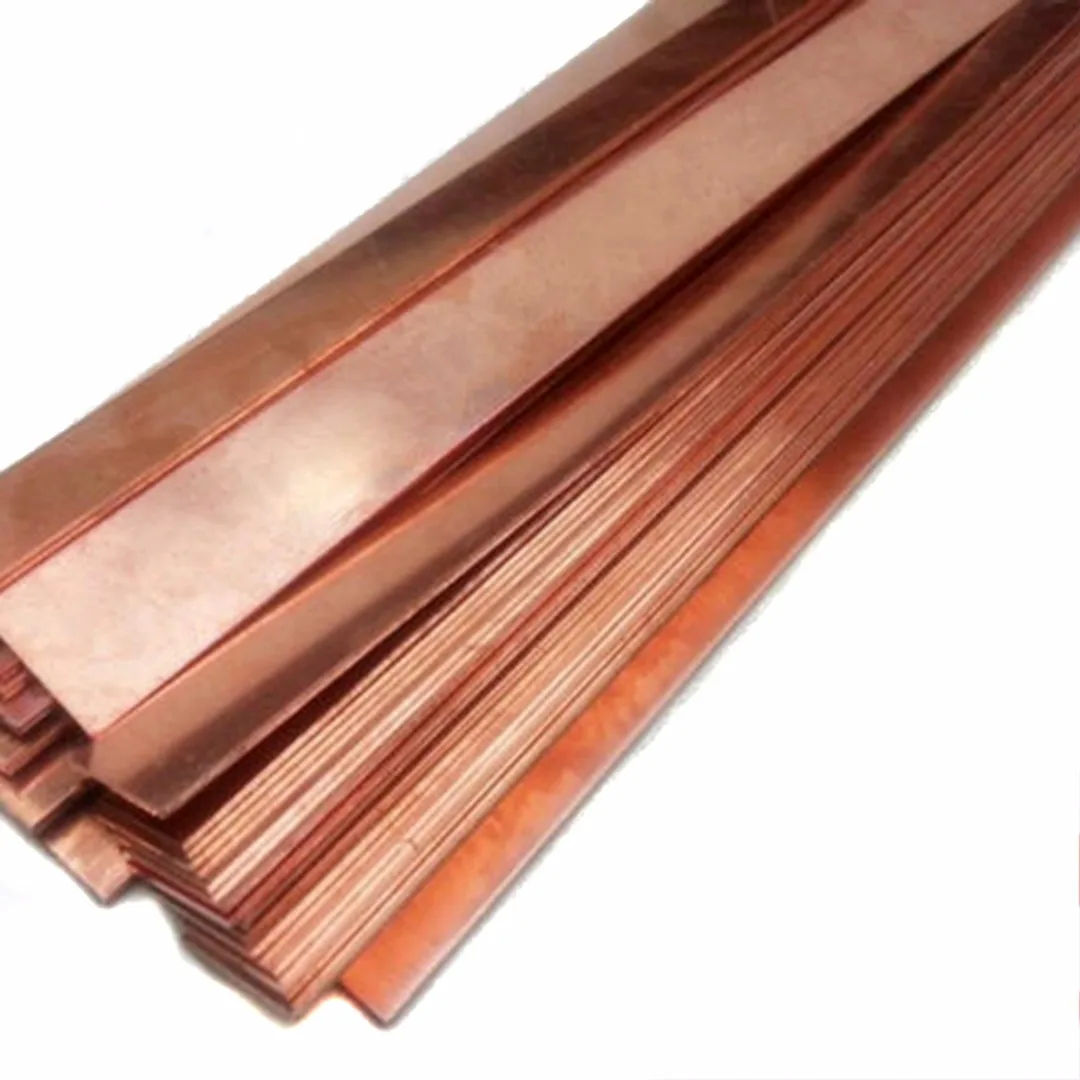 4pcs 99% Copper T2 Cu Metal Flat Bar Plate 1.5mm x 10mm x 250mm 