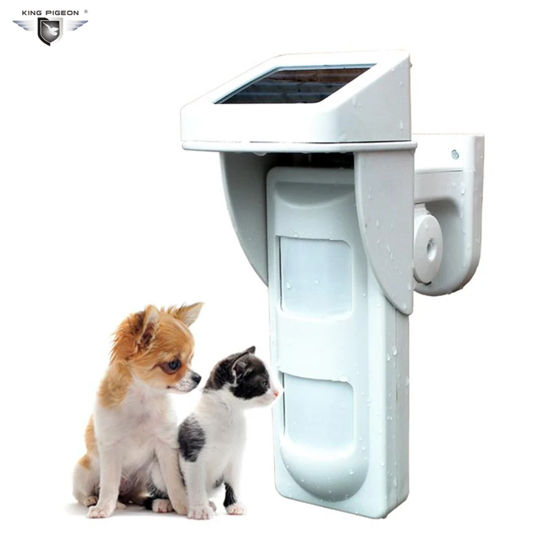 Outdoor PIR Motion Sensor Wireless Dual Motion Detector 433MHz Solar Power Dual Home Alarm Pet Immune Waterproof Panel PIR-100D Outdoor PIR Motion Sensor Wireless Dual Motion Detector 433MHz Solar Power Dual Home Alarm Pet Immune Waterproof Panel PIR-100D