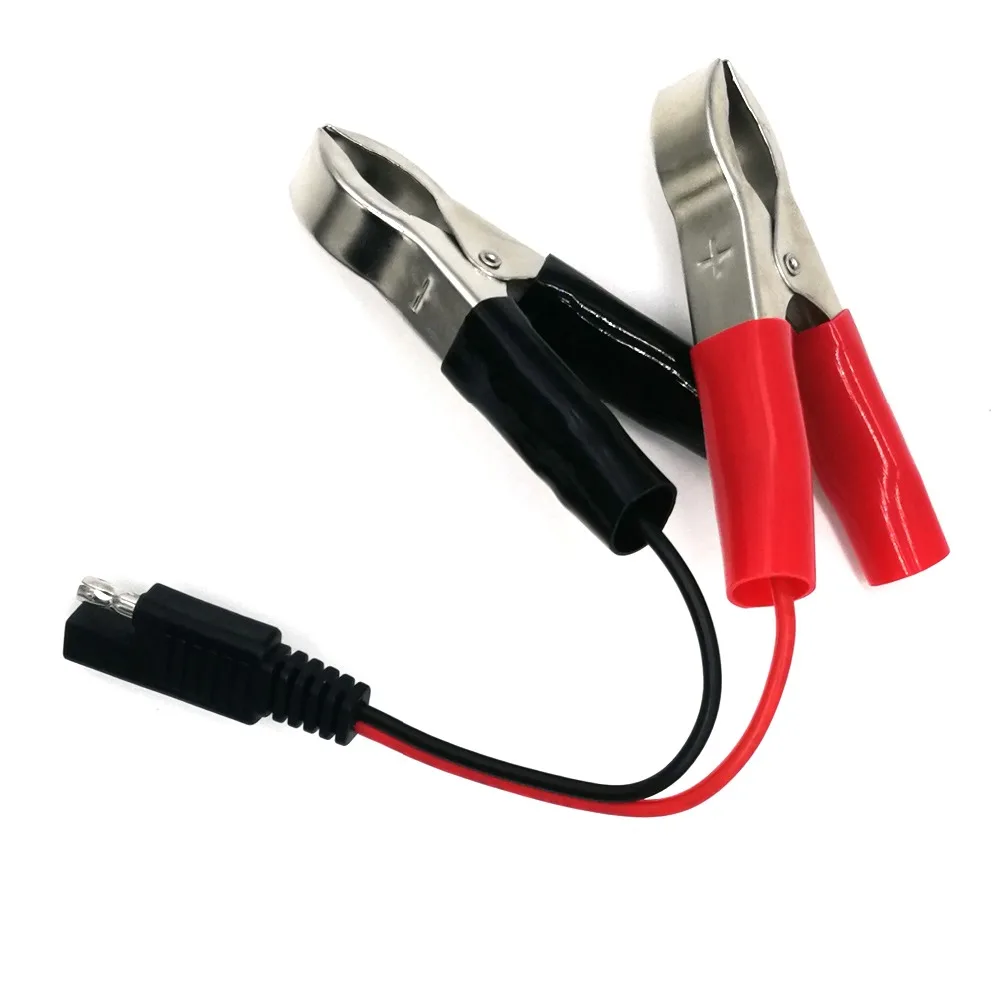 

SAE Connector to Alligator Clamp Quick Connector 20A/2468/14AWG Copper Cord Power Cable for Booster Car Battery Jump Starter
