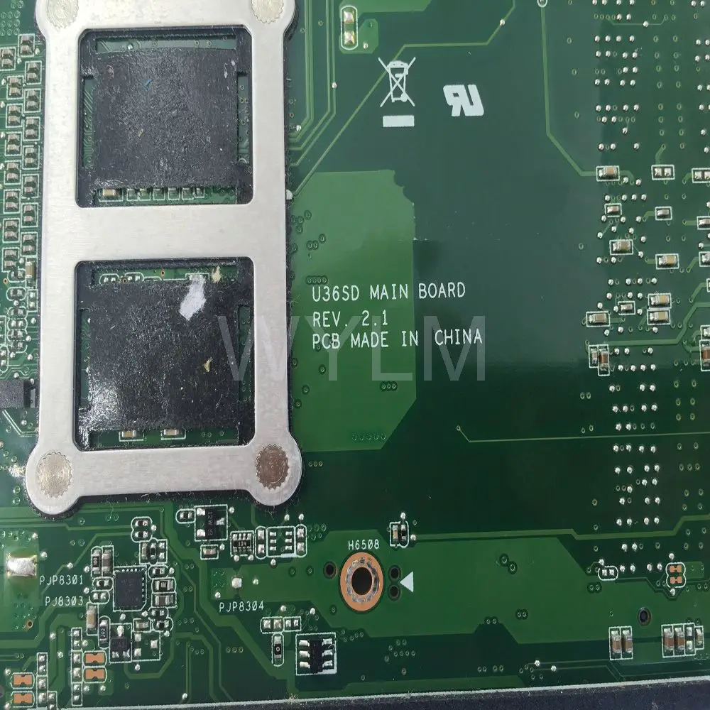 U36SD i3 серии Процессор процессор для ASUS U36S U36SG U44SG материнская плата для ноутбука REV 2,1 плате GT520M N12P-GV-B-A1 DDR3 протестировал OK