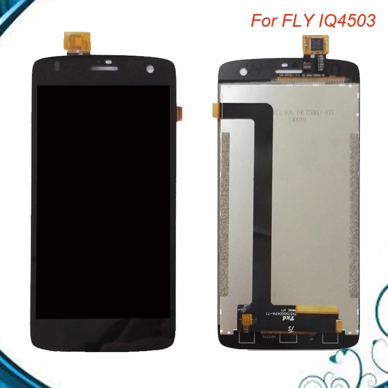 

High Quality Black 5.0" inches Lcd For Fly Era Life 6 IQ4503 LCD Display With Touch Screen Assembly Replacement