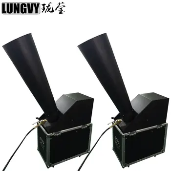 

Free Shipping 2pcs/Lot Big Co2 Confetti Paper Jet Confetti Cannon Machine Manual Hand Control With Flight Case