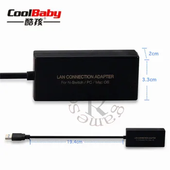 

USB 3.0 1000Mbps LAN Connection Adapter LAN Connector Network Adapter Ethernet Cable For Nintendo Switch forWii WiiU USB Adapter