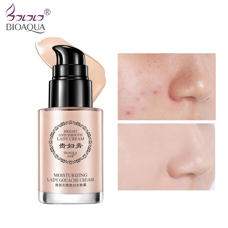 

BIOAQUA Makeup Base Liquid Foundation BB Cream Concealer Whitening Moisturizer Oil-control Foundation Fashion Womens Makeup
