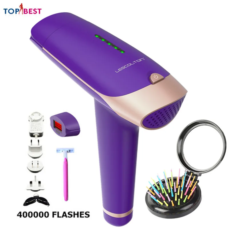 

Pro Hair Removal Home Use Skin Care Laser Device Permanent Facial Depilador Painless Laser Machine for Face Underarm Bikini