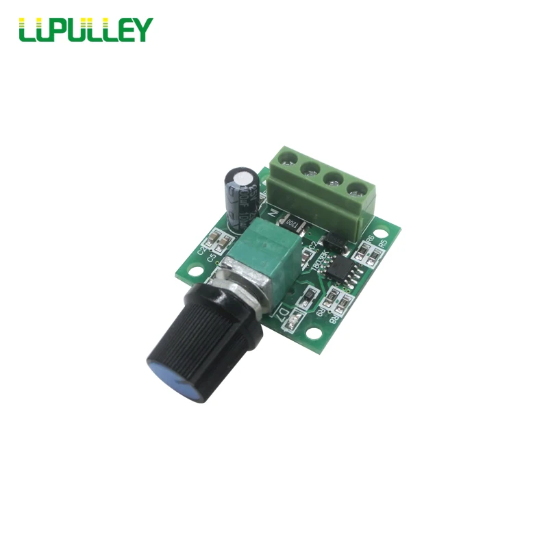 

LUPULLEY mini PWM Motor Speed Controller/Regulator 1.8V/3V/5V/6V/12V Current 2A with Self-resetting Fuse