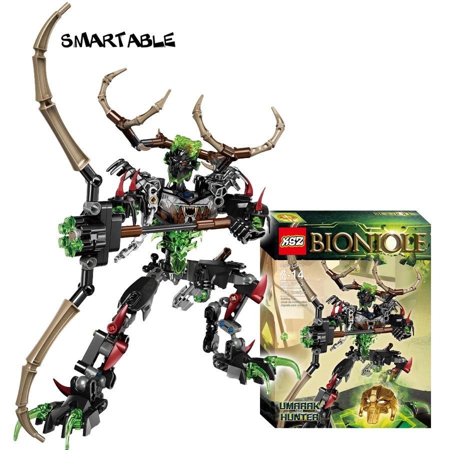 Smartable BIONICLE 172 pièces Umarak chasseur chiffres bloc de construction jouets pour enfants Compatible toutes les marques 71310 BIONICLE cadeau