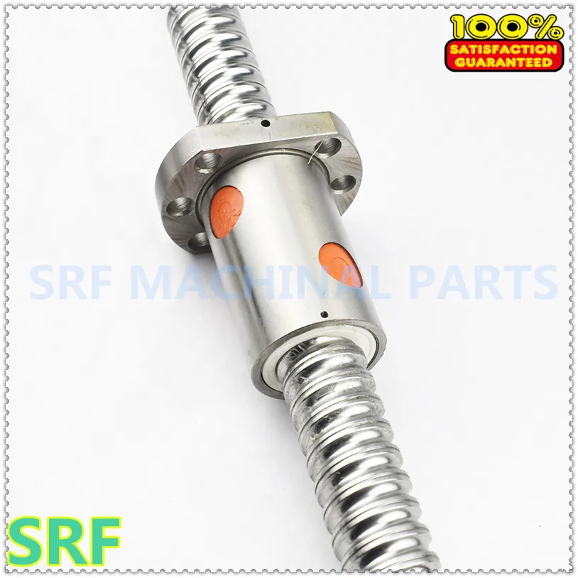 25 мм Ballscrew RM2510 комплект: 1 шт. SFU2510 проката Ballscrew L = 500 мм C7+ 1 шт. SFU2510 ballnut с BK/BF20 конец обработки для ЧПУ