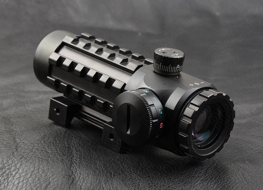 

4x28 EG green red dot sight rifle scope three sides picatinny rail for picatinny and 11mm rail mount M7924
