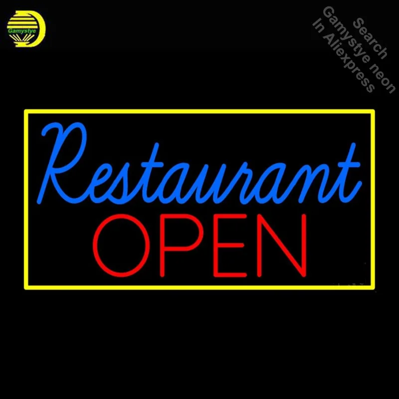 Neon Sign for Restaurant Open Neon Bulb sign handcraft Real Glass tube Decorate windows personalise neon sign maker Dropshipping Neon Sign for Restaurant Open Neon Bulb sign handcraft Real Glass tube Decorate windows personalise neon sign maker Dropshipping