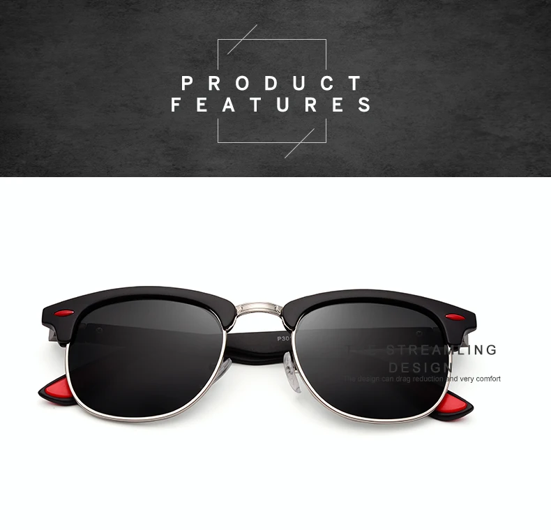 DPZ поляризационные солнцезащитные очки для мужчин Классический дизайн универсальные Зеркальные Солнцезащитные очки женские солнцезащитные очки лучи P3016 с коробкой