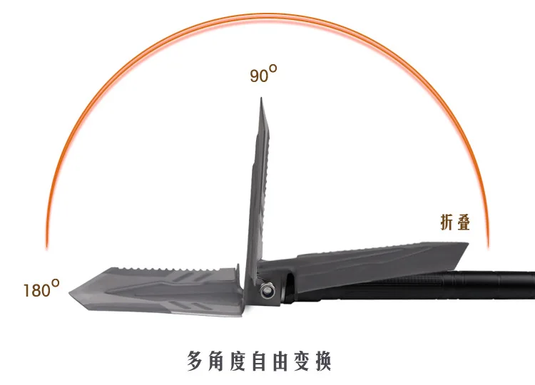 A04 новая многофункциональная Инженерная Лопата 9 в 1, маленькая Портативная Складная лопата, Походное оборудование для автомобиля