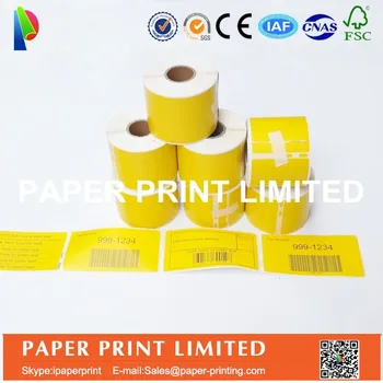

100 x Rolls Dymo Compatible Labels 99014 yellow colors also supply Orange or pink or Green custom colors