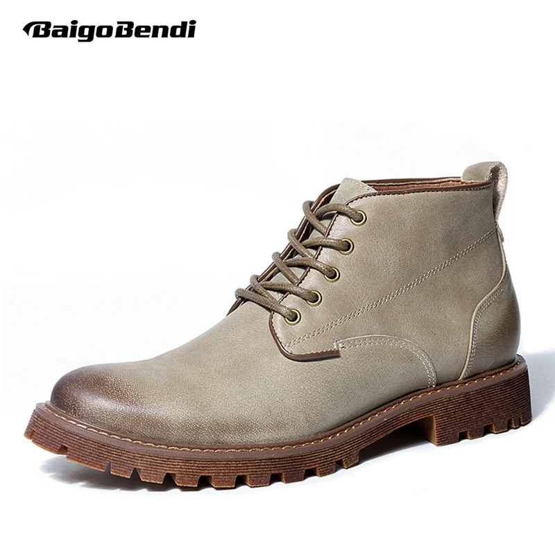 Ботинки мужские из натуральной кожи на шнуровке в британском стиле|boots boots|boots